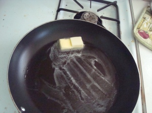 Butter in the pan, y'all!