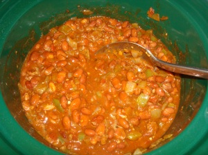 This is my chili so far. It could be considered vegan. 