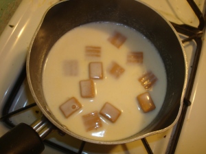 Time to melt the caramels